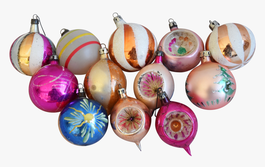 Transparent Vintage Christmas Ornaments Clipart, HD Png Download - kindpng