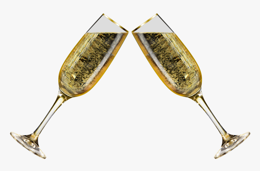 Champagne Glasses, Champagne, Champagne Glass, Png - Transparent New Years Champagne, Png Download, Free Download