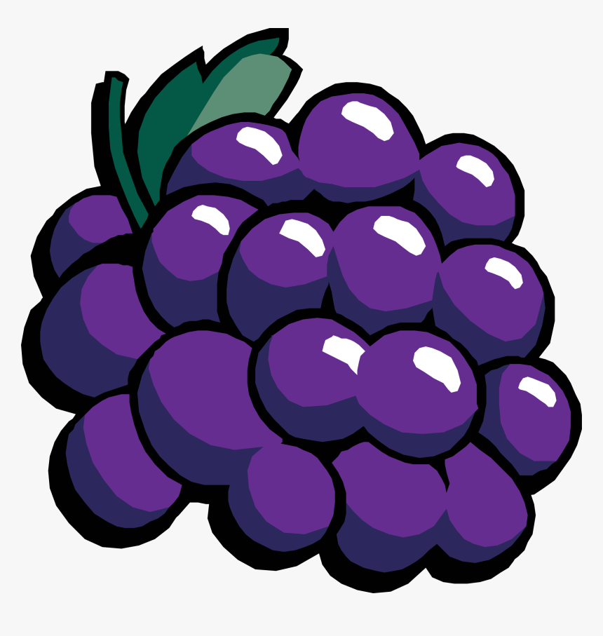 Grapes Clip Arts - Clipart Grapes, HD Png Download, Free Download