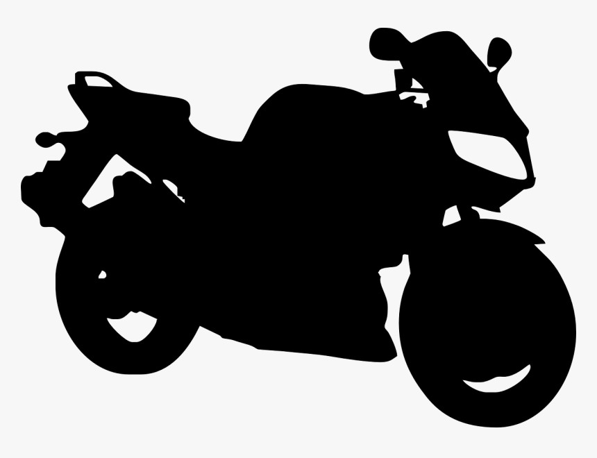 Desenho De Moto Preto E Branco, HD Png Download, Free Download