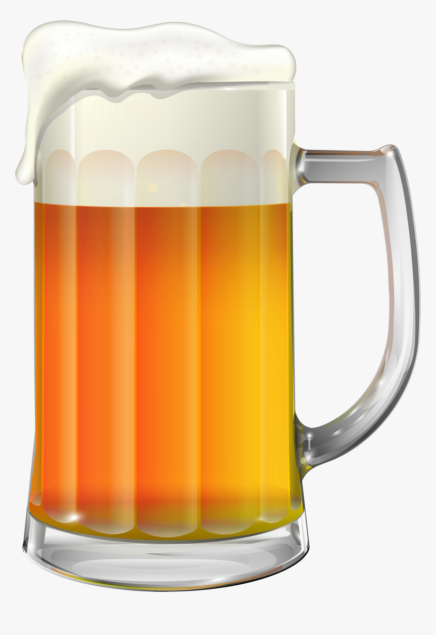 Beer Mug Transparent Png Clip Art - Clip Art Beer Glass, Png Download, Free Download