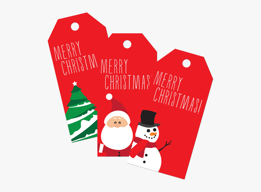 Christmas Gift Tags - Christmas Tree, HD Png Download, Free Download