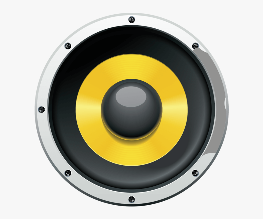 Subwoofer - Yellow Speaker Png, Transparent Png, Free Download