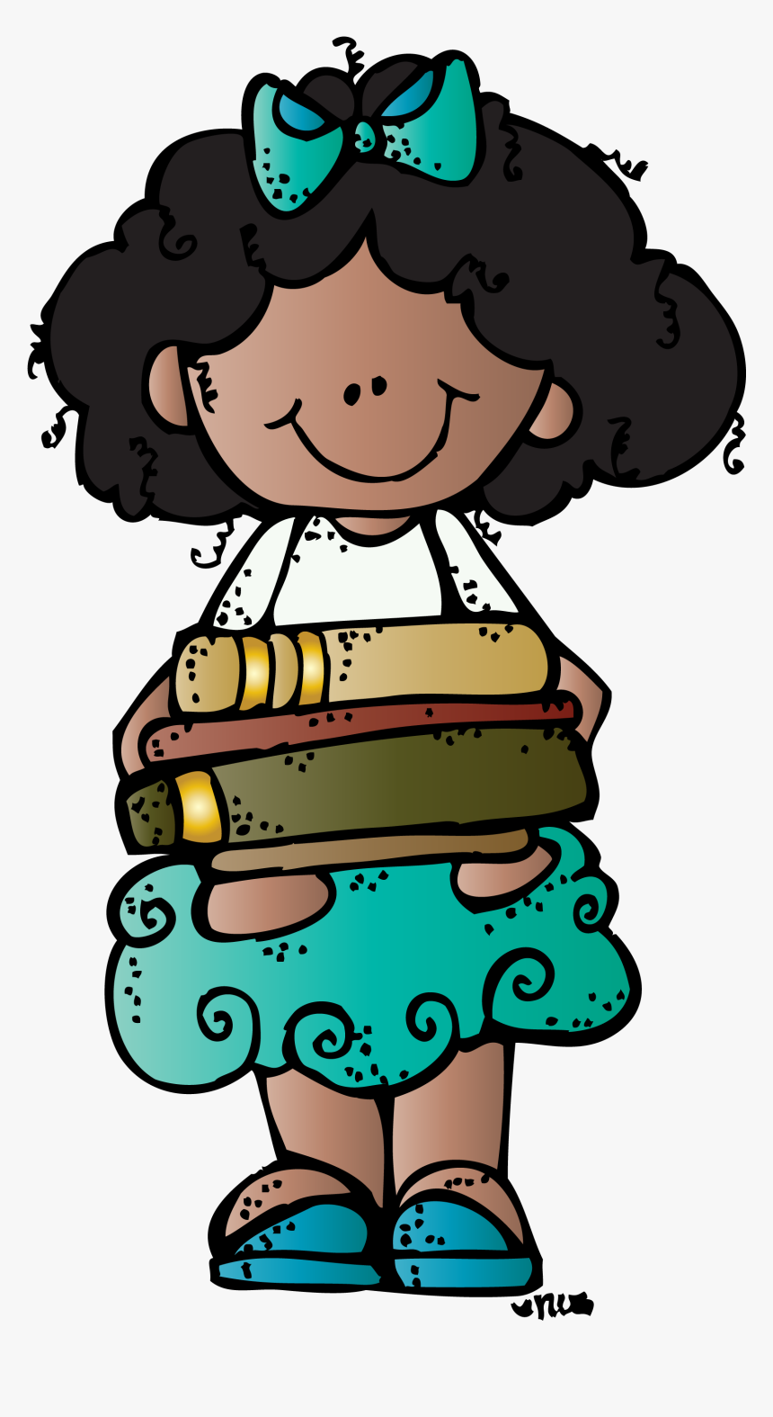 Melonheadz Writing Cute Writing C Melonheadz - Parts Of A Librarian, HD Png Download, Free Download