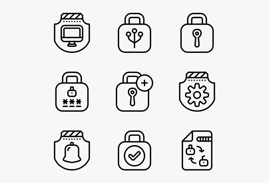 Security - Email Phone Address Icons, HD Png Download, Free Download