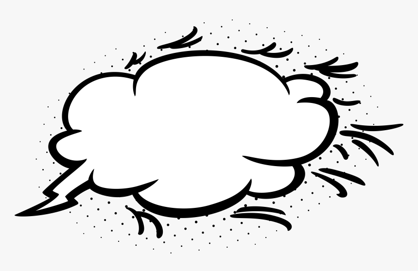 Comic Bubbles Png - Transparent Comic Cloud Png, Png Download, Free Download