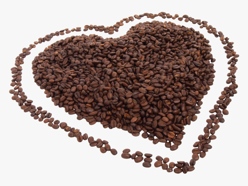 Transparent Love Shape Clipart - Kaffeebohnen Heart, HD Png Download, Free Download