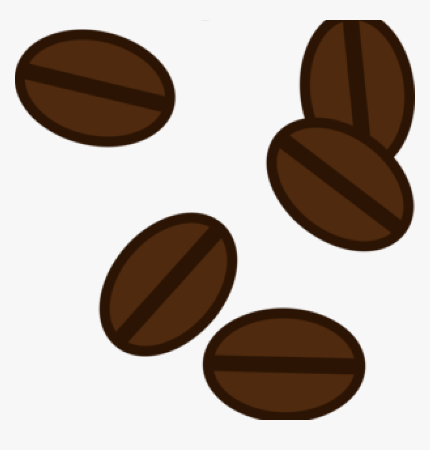 Coffee Beans Clip Art Scattered Coffee Beans Coffee - Chocolate, HD Png Download, Free Download