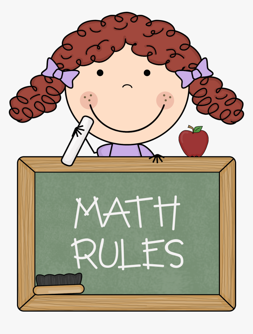Book Clipart Math - Math Cute Clipart Teacher, HD Png Download, Free Download