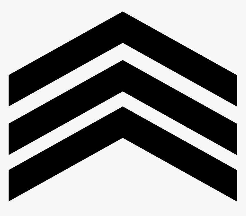 Army Jrotc Cadet Sergeant - Army Arrows, HD Png Download, Free Download