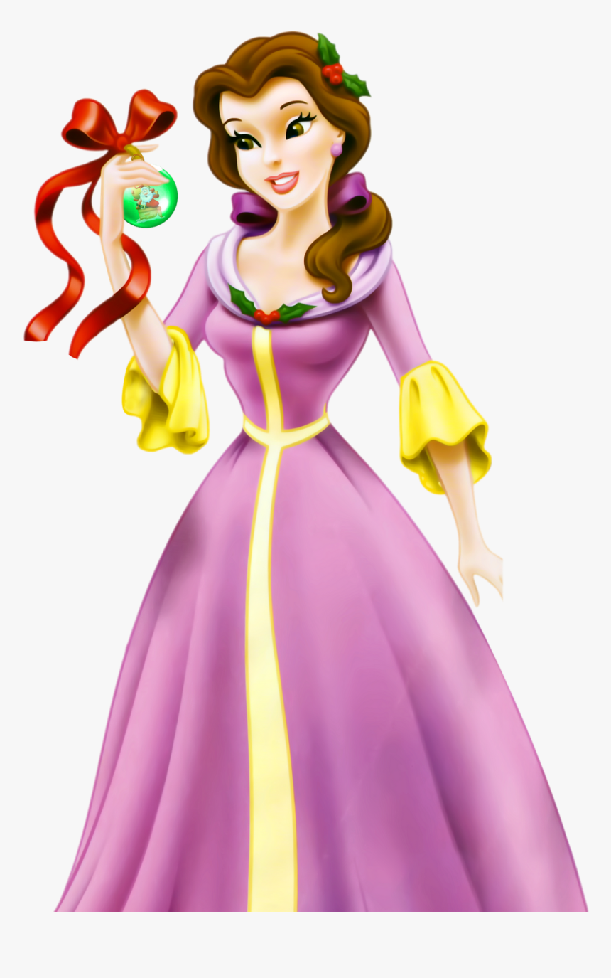 Princesas Disney Png - Disney Princess Belle Pink Dress, Transparent Png, Free Download