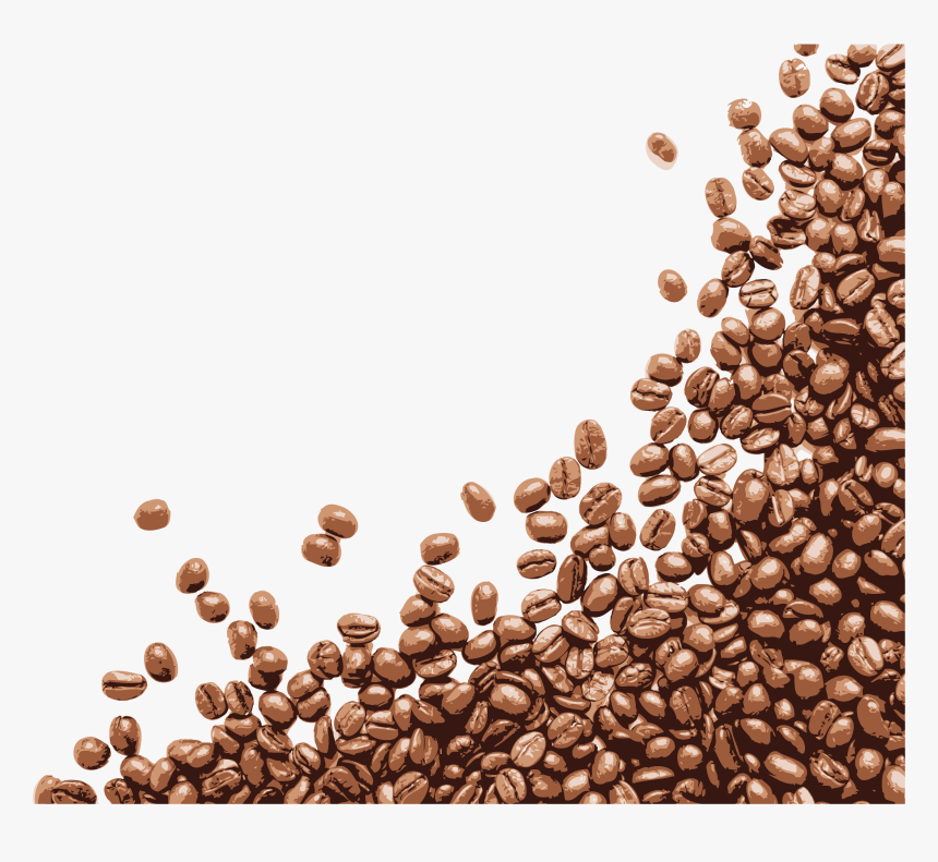 Brown Coffee Cappuccino Painted Hand Bean Beans Clipart - Coffee Beans Transparent Background, HD Png Download, Free Download