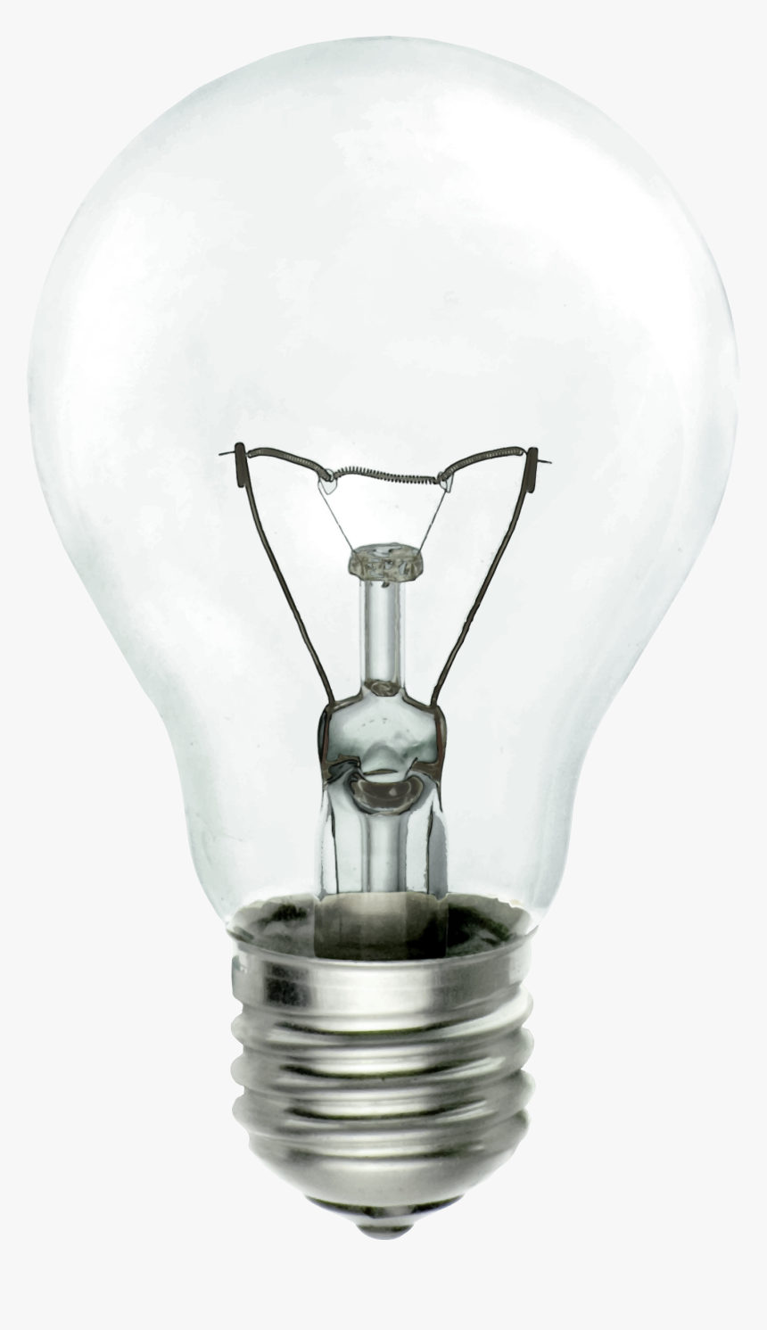 Incandescent Light Bulb Electric Light Lamp Glass - Electric Bulb, HD Png Download, Free Download