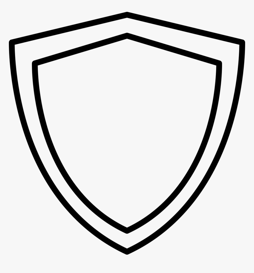 Shield Outline Svg Png Icon Free Download - Shield Outline Png, Transparent Png, Free Download
