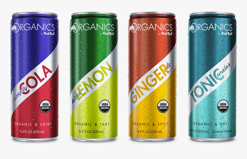 Organic Cans - Red Bull Organic Soda, HD Png Download, Free Download