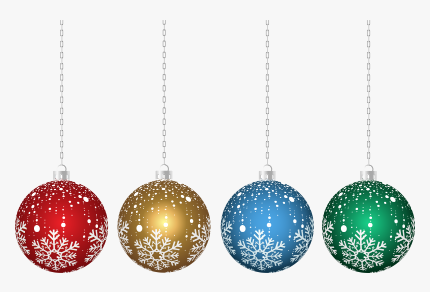 Transparent Hanging Christmas Ornaments Png - Transparent Background Christmas Ornament Clipart, Png Download, Free Download