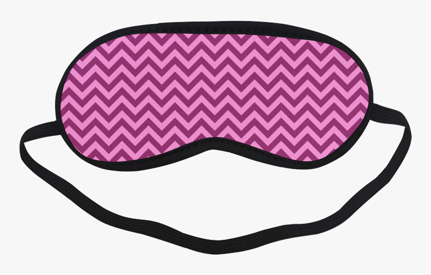 Chevron Zigzag Black & White Transparent Sleeping Mask - Eye Mask With Googly Eyes, HD Png Download, Free Download