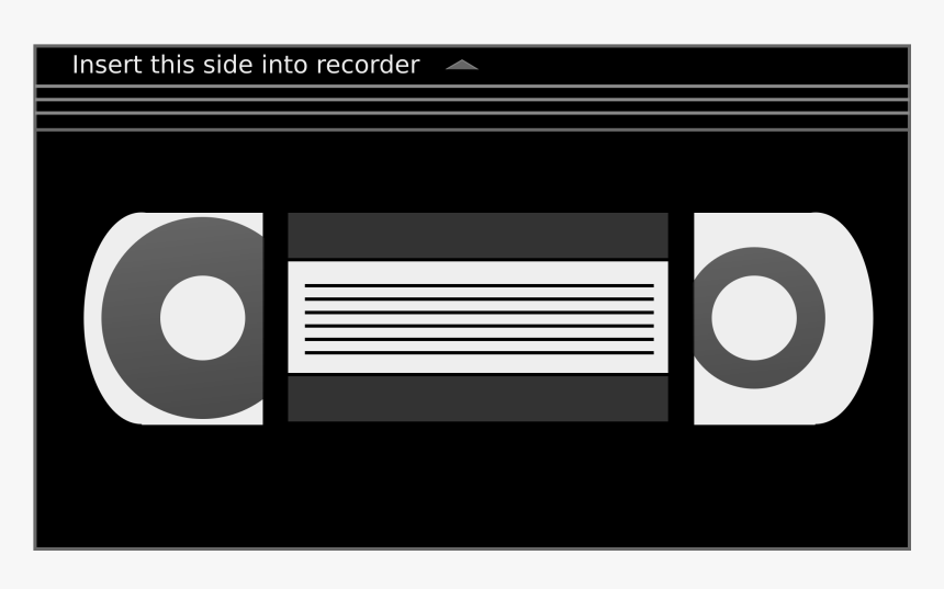 Transparent Vhs Tape Clipart, HD Png Download, Free Download