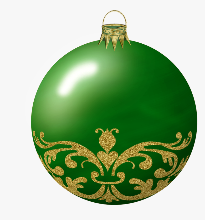 Christmas Ornament Png 14, Buy Clip Art - Green Christmas Ornaments Transparent Background, Png Download, Free Download