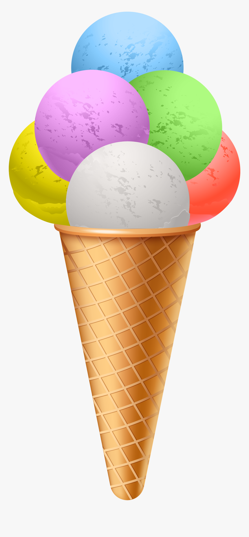 Ice Cream Cone Gelato Ice Pop - Ice Cream Png Clipart, Transparent Png, Free Download