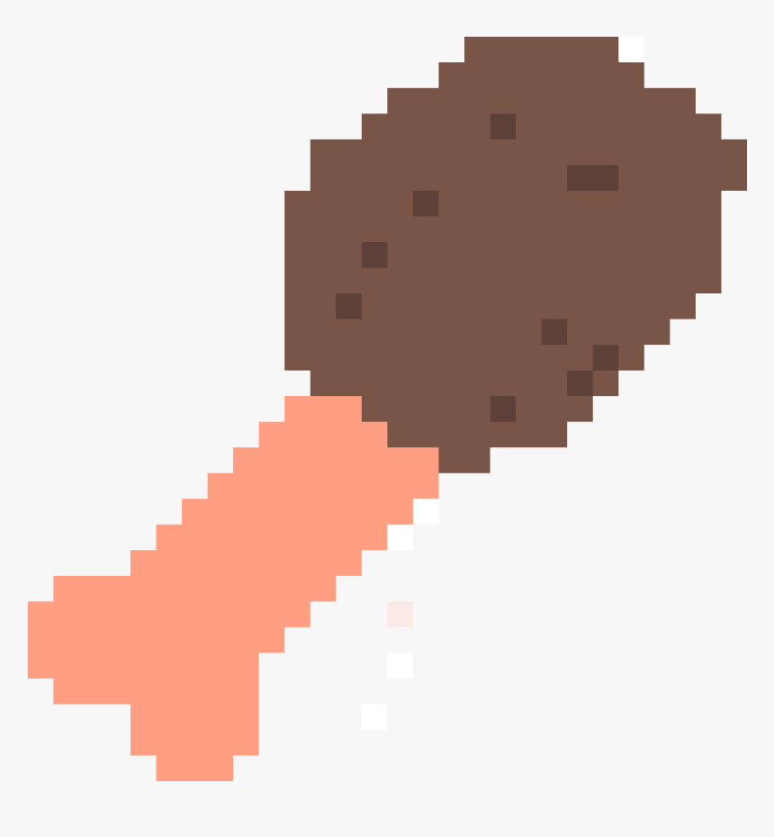 Random Chicken Leg - Hammer Pixel Art Png, Transparent Png, Free Download