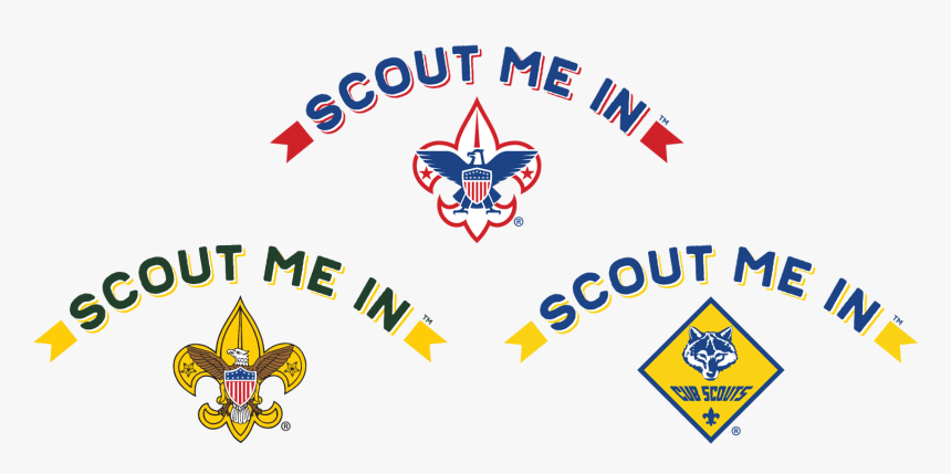 Scout Me In Triple Logo - Scout Me In Cub Scouts, HD Png Download, Free Download