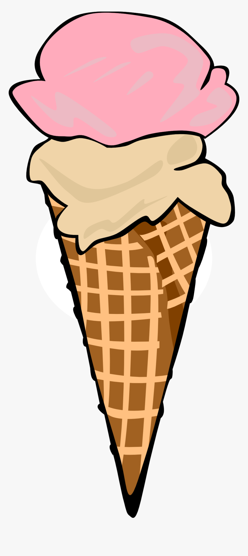 Ice Cream Free Ice Cream Cone Empty Ice Creamne Clipart - Ice Cream Clipart, HD Png Download, Free Download