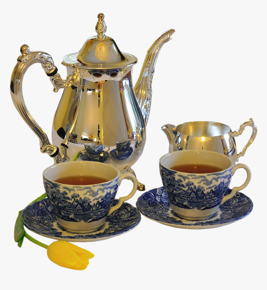 Tea Cup, Steep Perfect Cup Tea - Tea Cups And Kettle Png, Transparent Png, Free Download