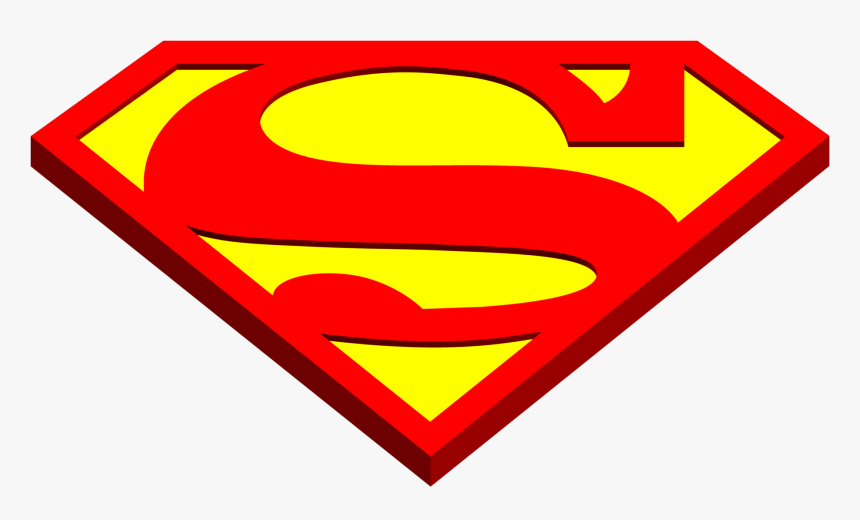 Superman Logo Png Cartoon - Superman Logo No Background, Transparent Png, Free Download