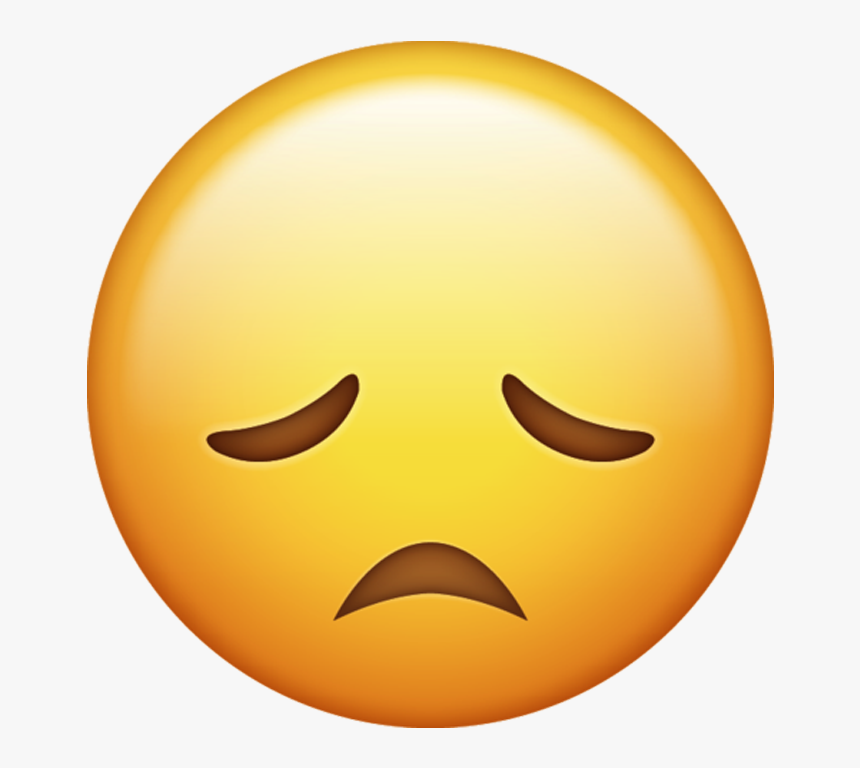 Transparent Background Sad Emoji, HD Png Download, Free Download