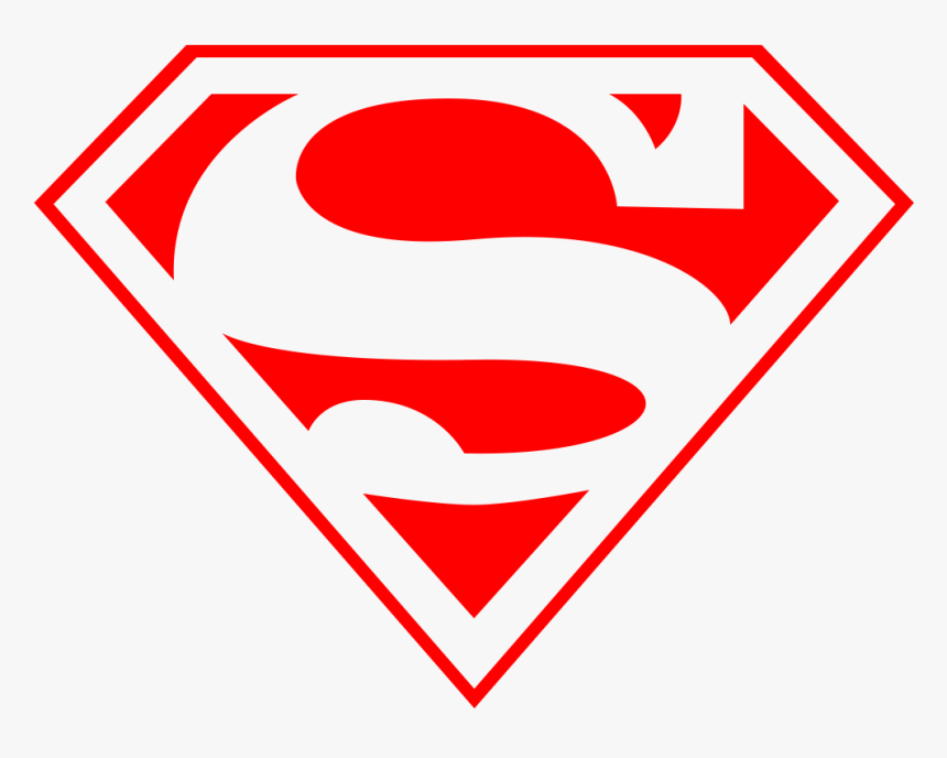 Superman Logo Png Transparent Images - Superman Logo Red Png, Png Download, Free Download