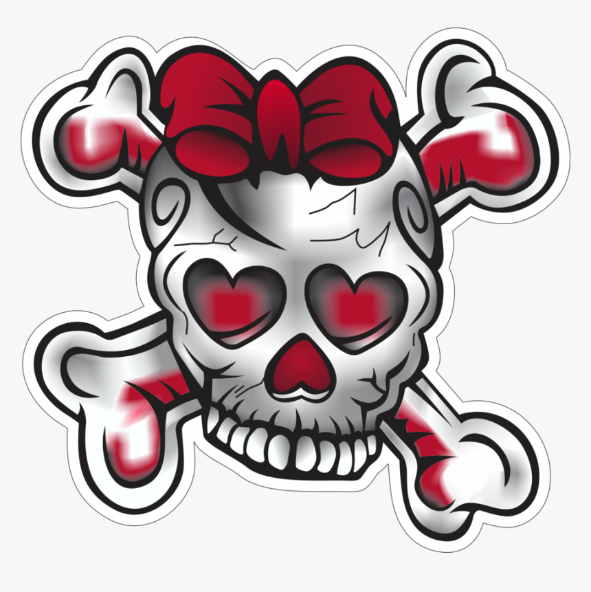 Vector Girl Skull - Girl Skulls, HD Png Download, Free Download