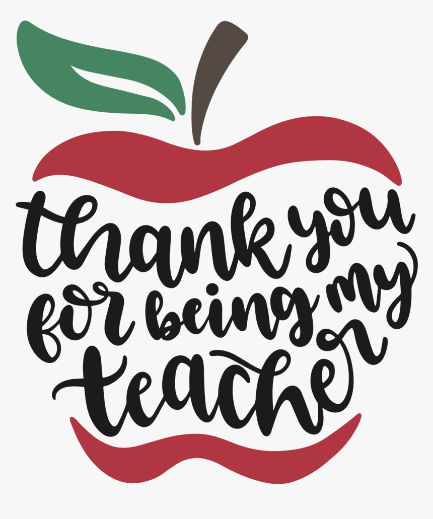 Thank You Teacher Svg Clipart , Png Download, Transparent Png, Free Download