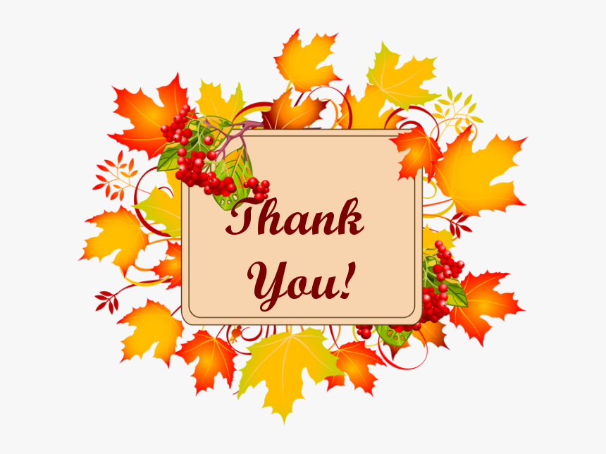 Fall Thank You Clipart, HD Png Download, Free Download