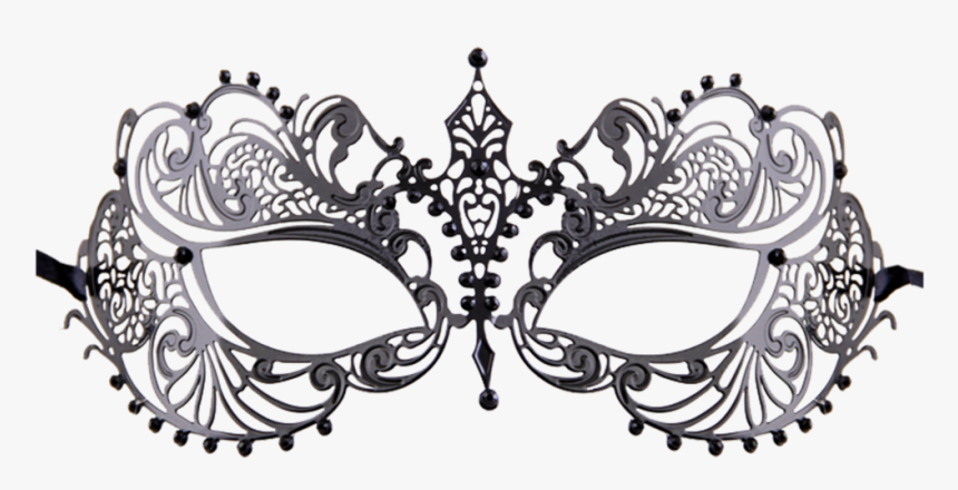 Black Series Laser Cut Metal Venetian Pretty Masquerade, HD Png Download, Free Download