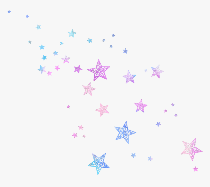 #stars #kawaii #kpop #pink #blue #glitter #sparkle, HD Png Download, Free Download