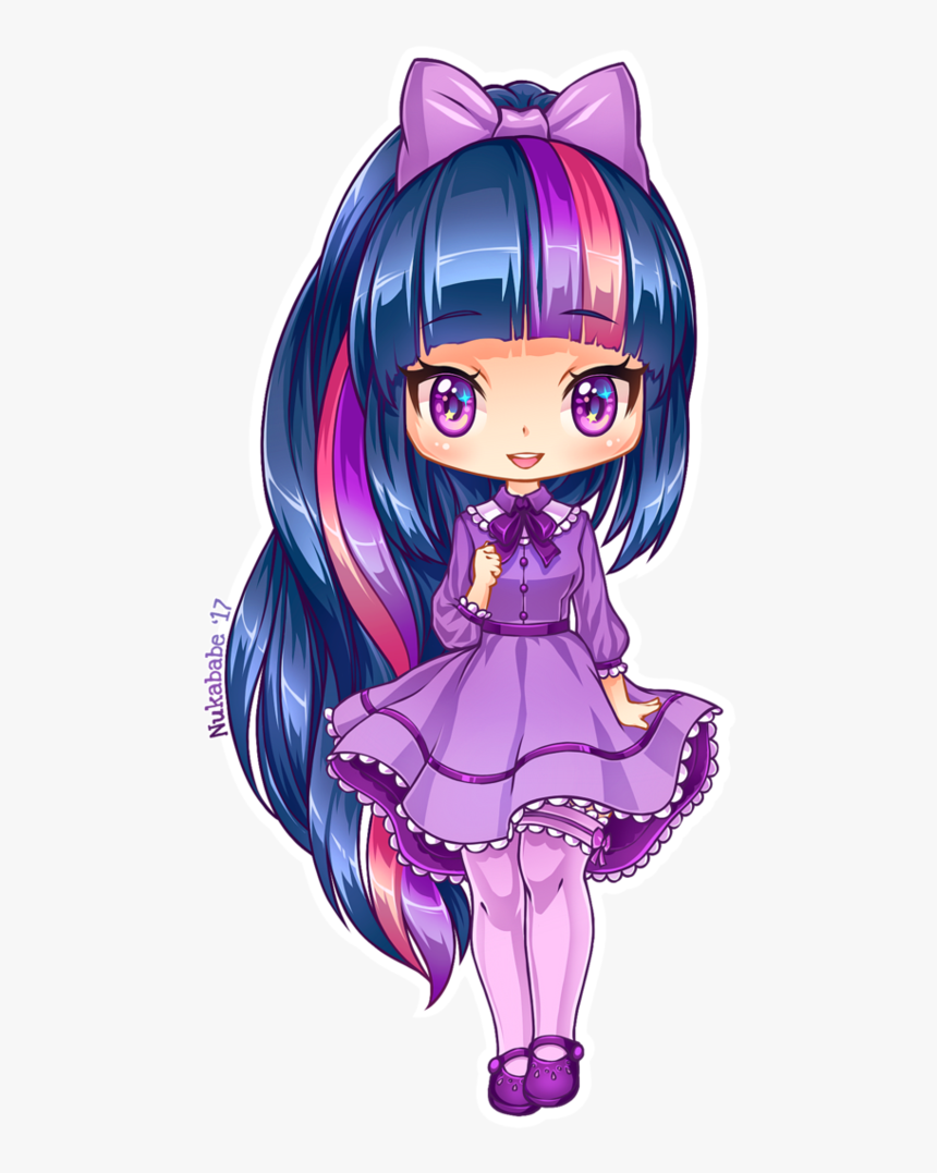 Twilight Sparkle Of Mlp [chibi] By Nukababe, HD Png Download, Free Download