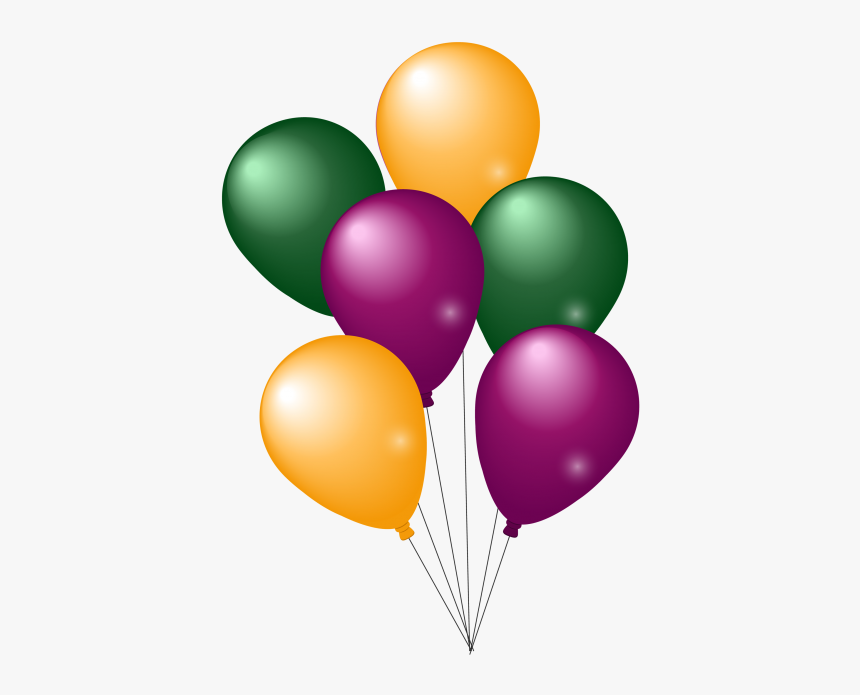 Colorful Party Balloons Png Image, Transparent Png, Free Download