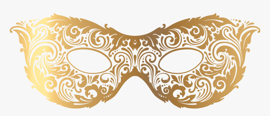 Gold Carnival Mask, HD Png Download, Free Download