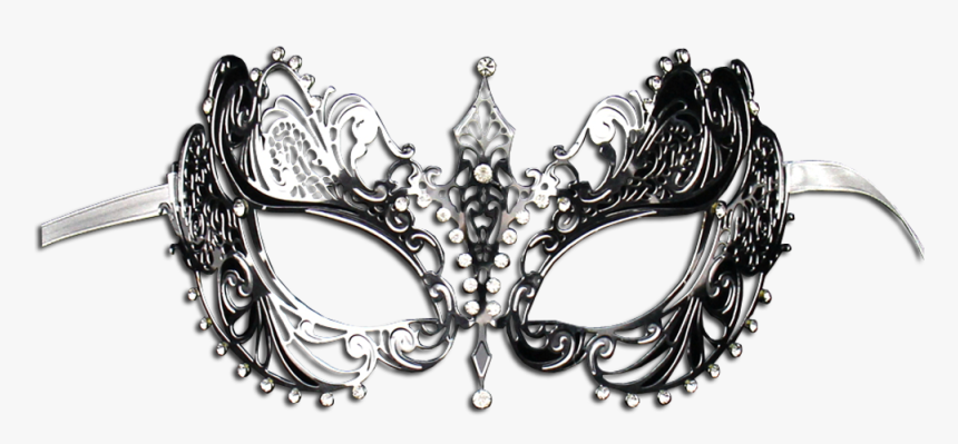 Silver Series Laser Cut Metal Venetian Pretty Masquerade, HD Png Download, Free Download