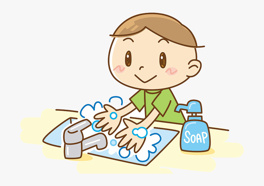 Washing Hands Clipart Collection Of With Soap Transparent, HD Png Download, Free Download