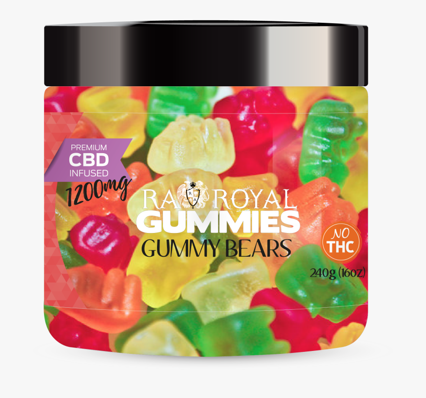 Royal Gummies 1200mg Cbd Infused Bears, HD Png Download, Free Download