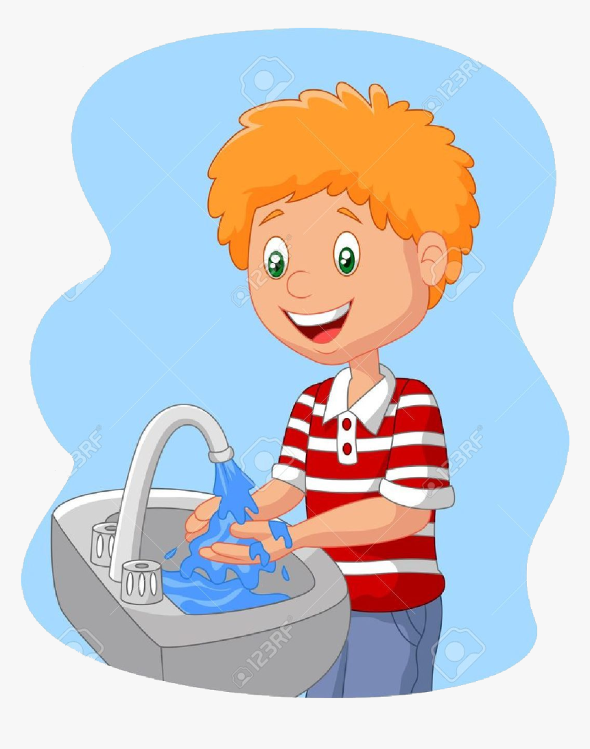 Washing Hands Child Clipart Transparent Png, Png Download, Free Download