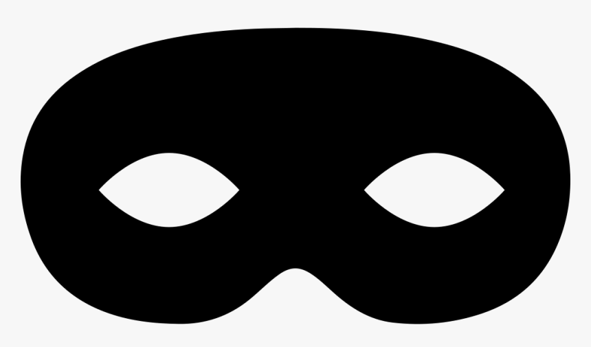 Carnival Mask Black Rounded Shape, HD Png Download, Free Download