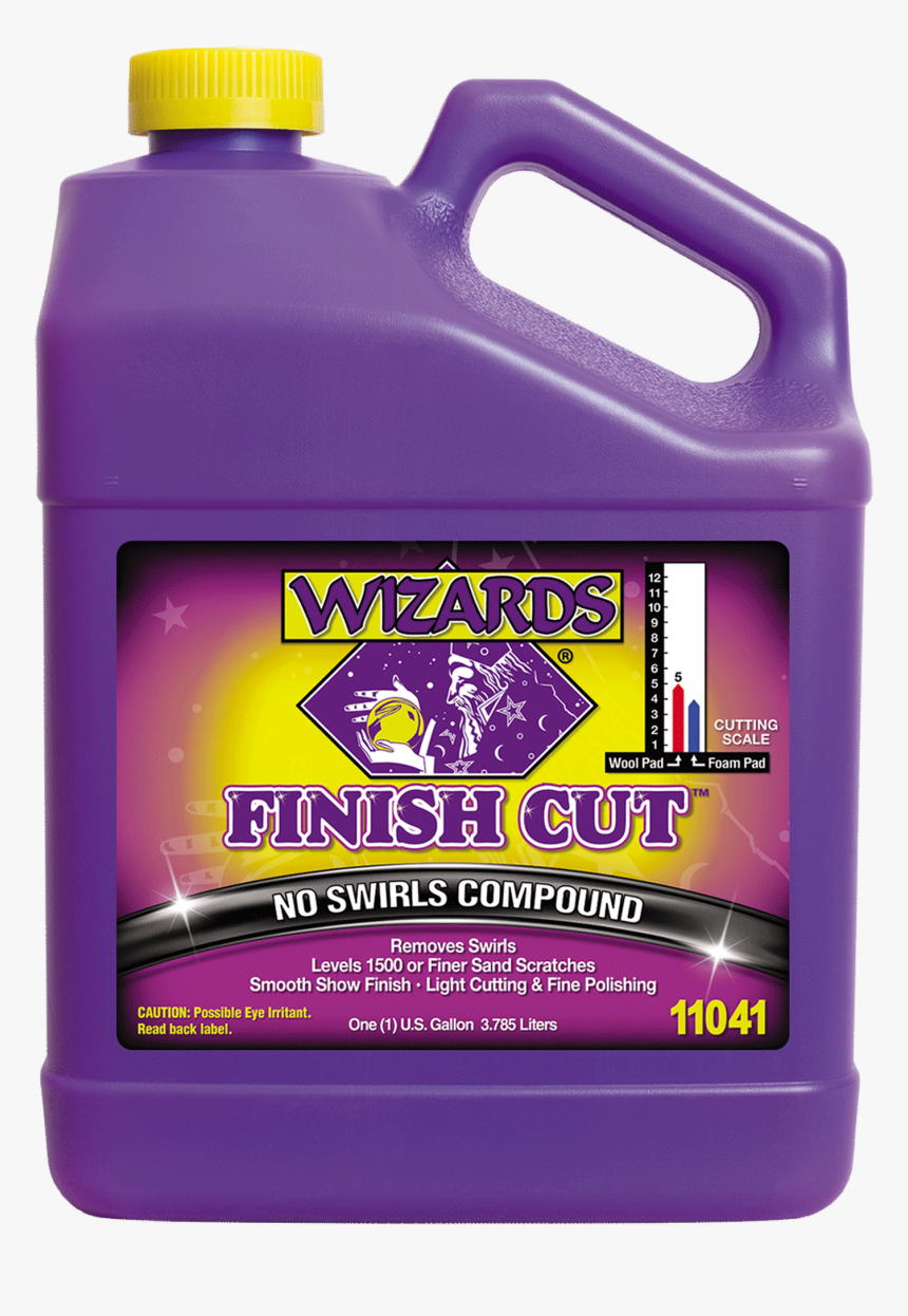 Wizards Finish Cut No Swirls Compound, Gallon, HD Png Download, Free Download