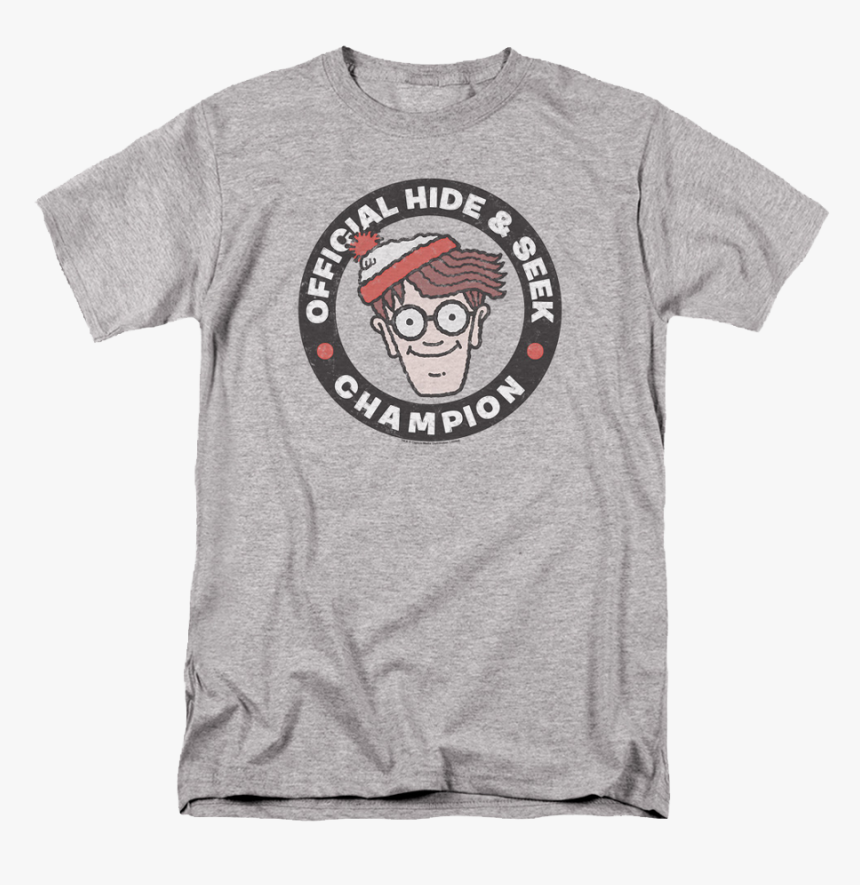 Hide And Seek Champion Where"s Waldo T-shirt, HD Png Download, Free Download