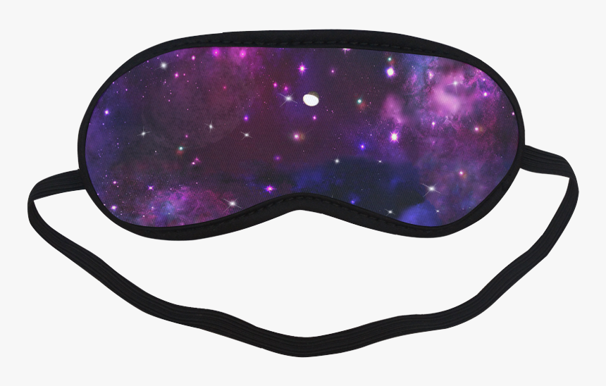 Midnight Blue Purple Galaxy Sleeping Mask, HD Png Download, Free Download