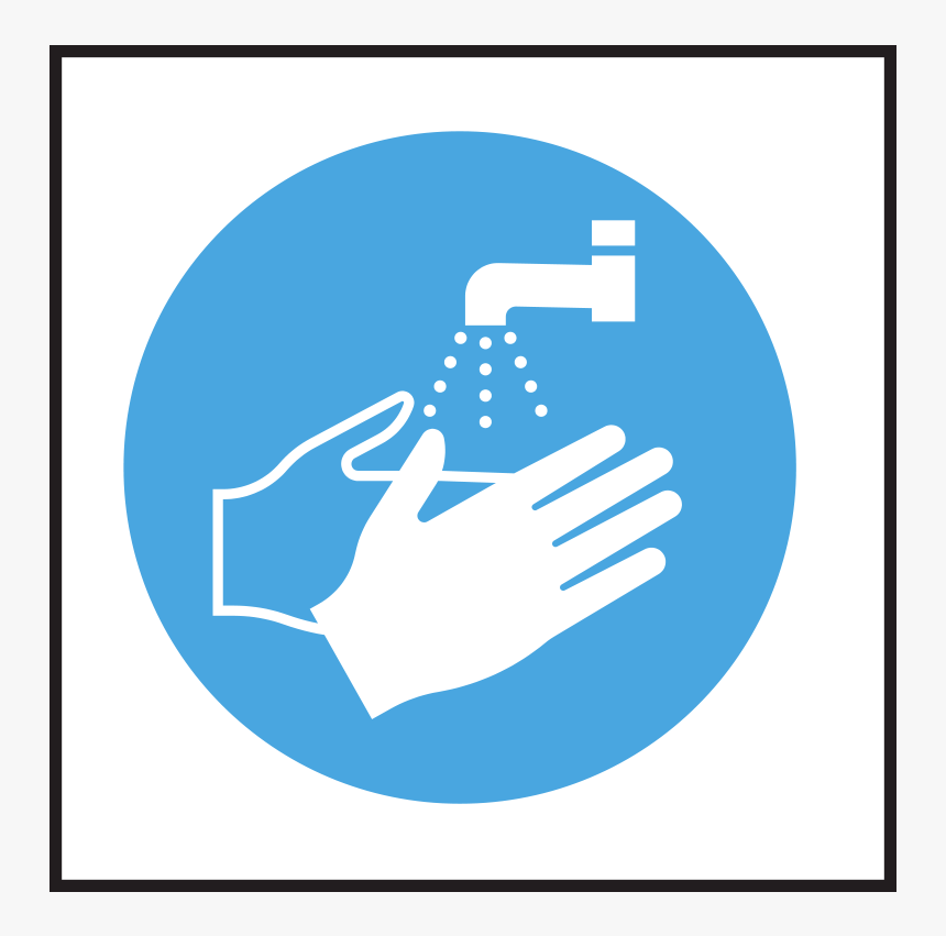 Wash Hands Symbol Notice"
 Title="wash Hands Symbol, HD Png Download, Free Download