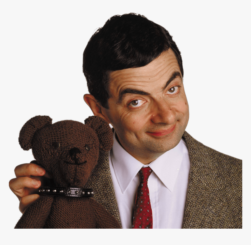 Mr Bean With Teddybear, HD Png Download, Free Download