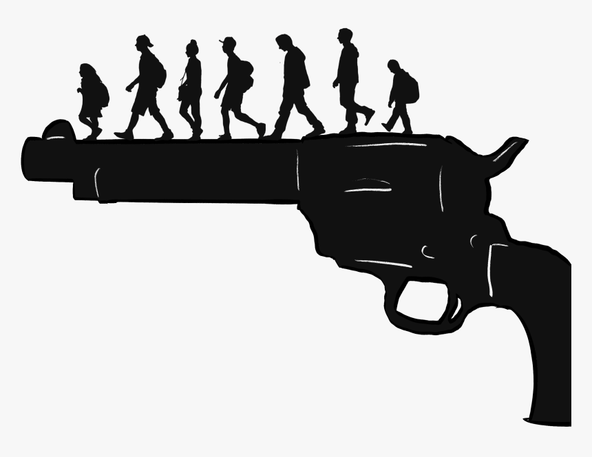 Gunviolencegraphic Aubree - Silhouette, HD Png Download, Free Download